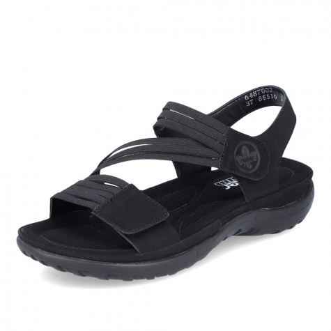 Dámské sandály RIEKER 64870-02 černá S4