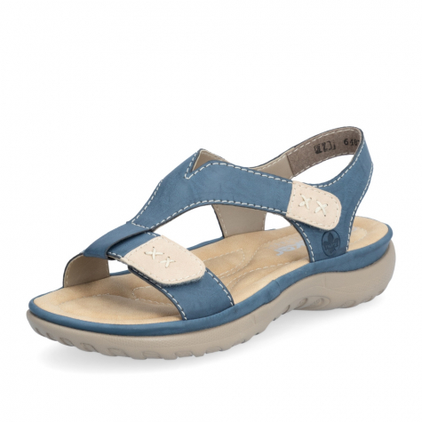 Dámské sandály RIEKER 64873-14 modrá S4