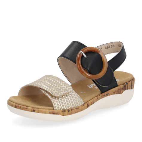 Dámské sandály REMONTE R6853-02 černá S4