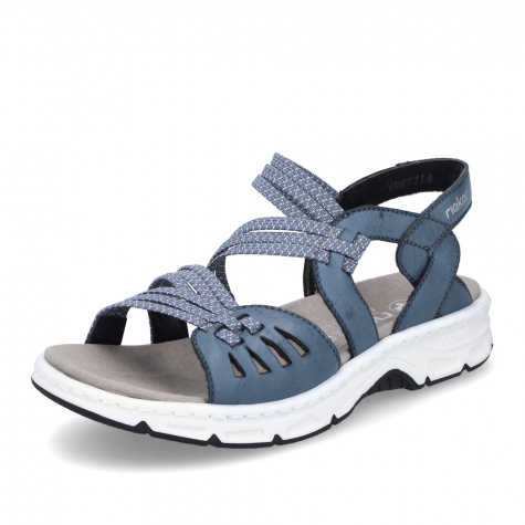 Dámské sandály RIEKER V9871-14 modrá S4