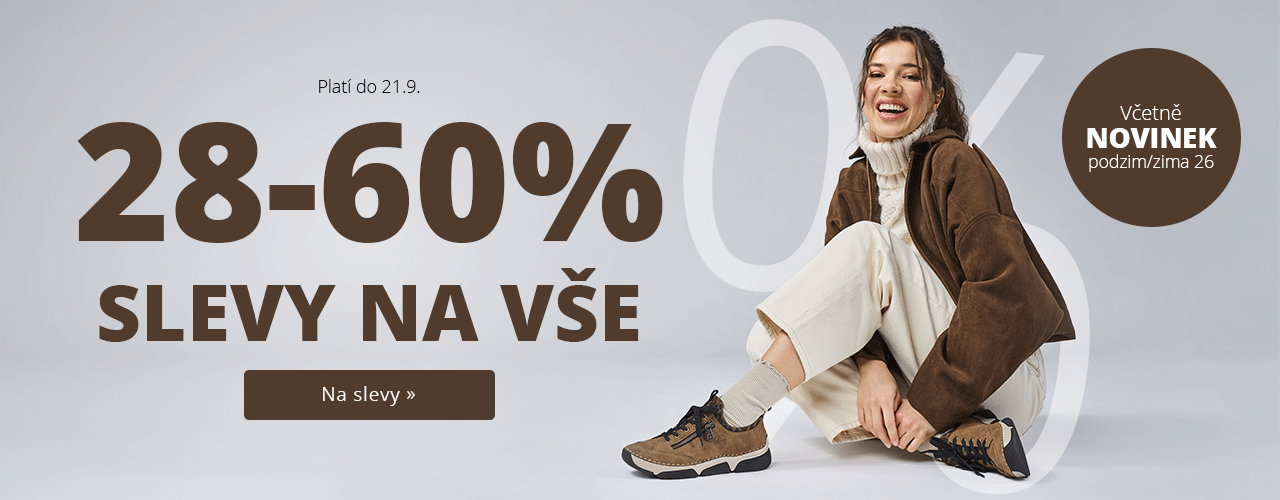 Slevy na vše 28-60 % Slevy na vše 28-60 %