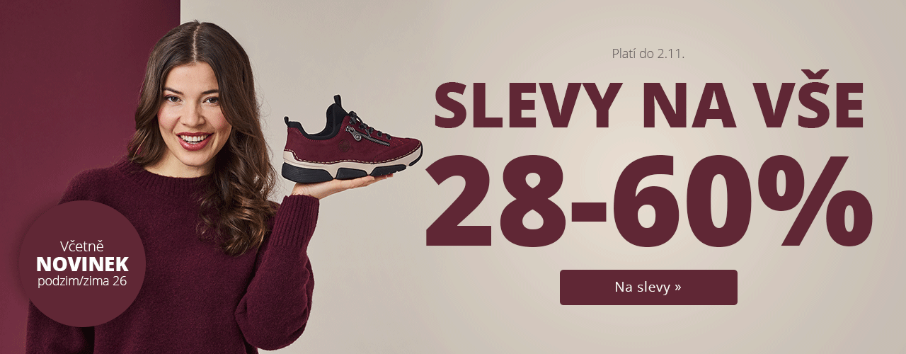 Slevy na vše 28-60 % Slevy na vše 28-60 %